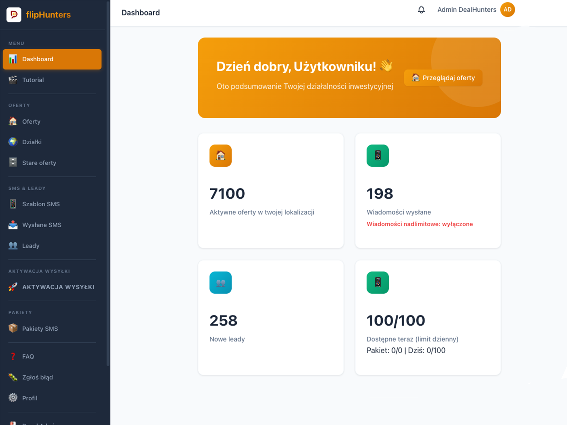 FlipHunters Dashboard